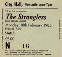 The Stranglers Newcastle City Hall 1985